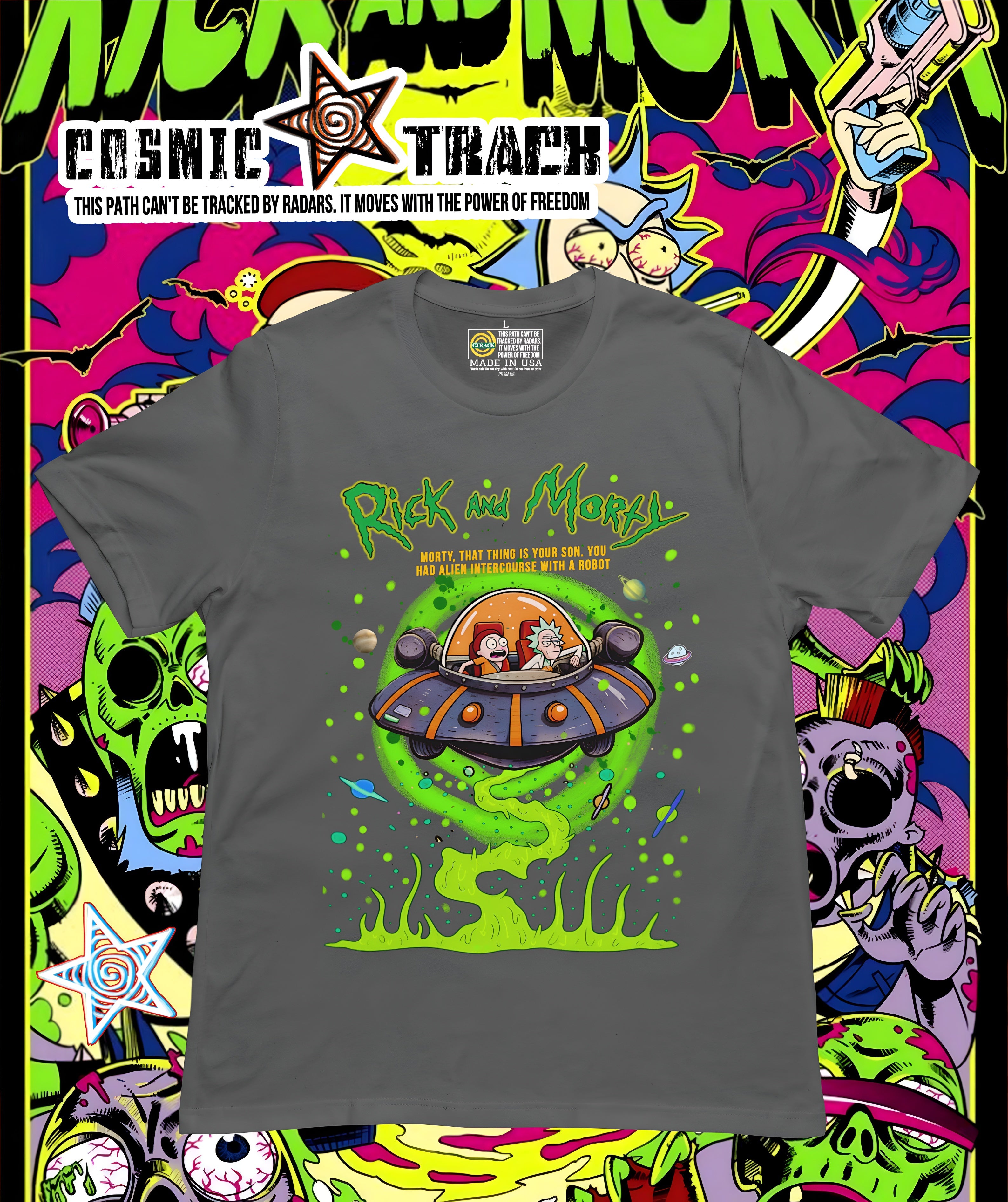 Rick and Morty in space