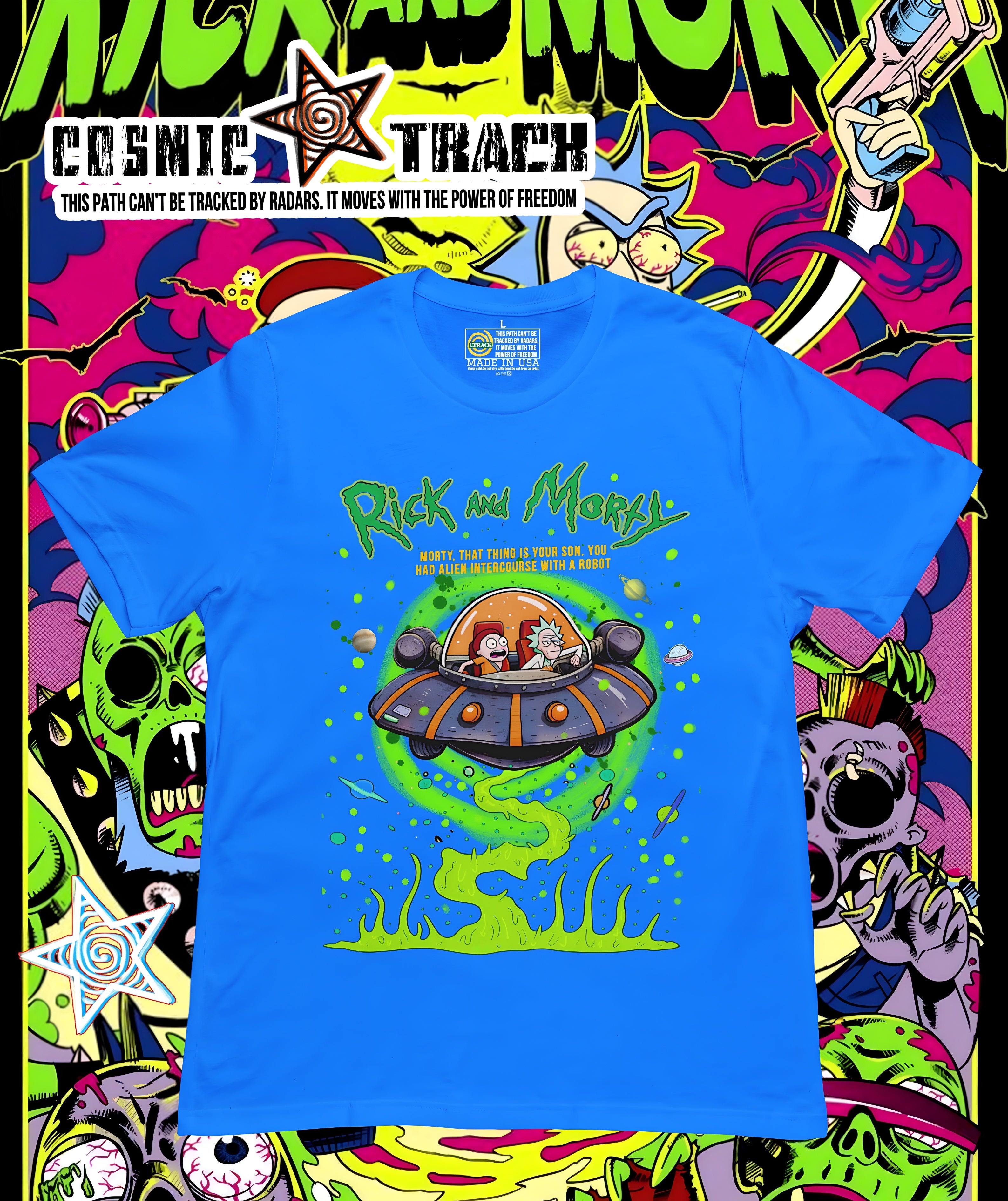 Rick and Morty in space